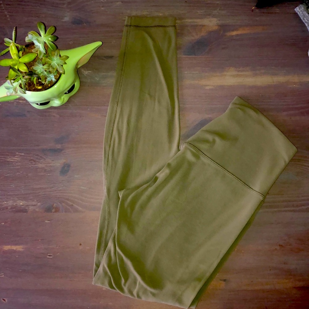 Lululemon Align Pant 28", Olive green